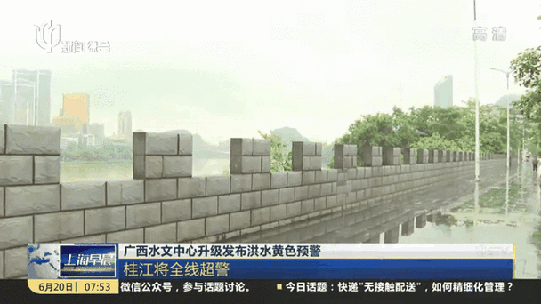 广西升级发布洪水黄色预警