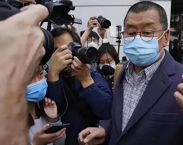 黎智英因串谋勾结外国势力等罪被判监禁20年